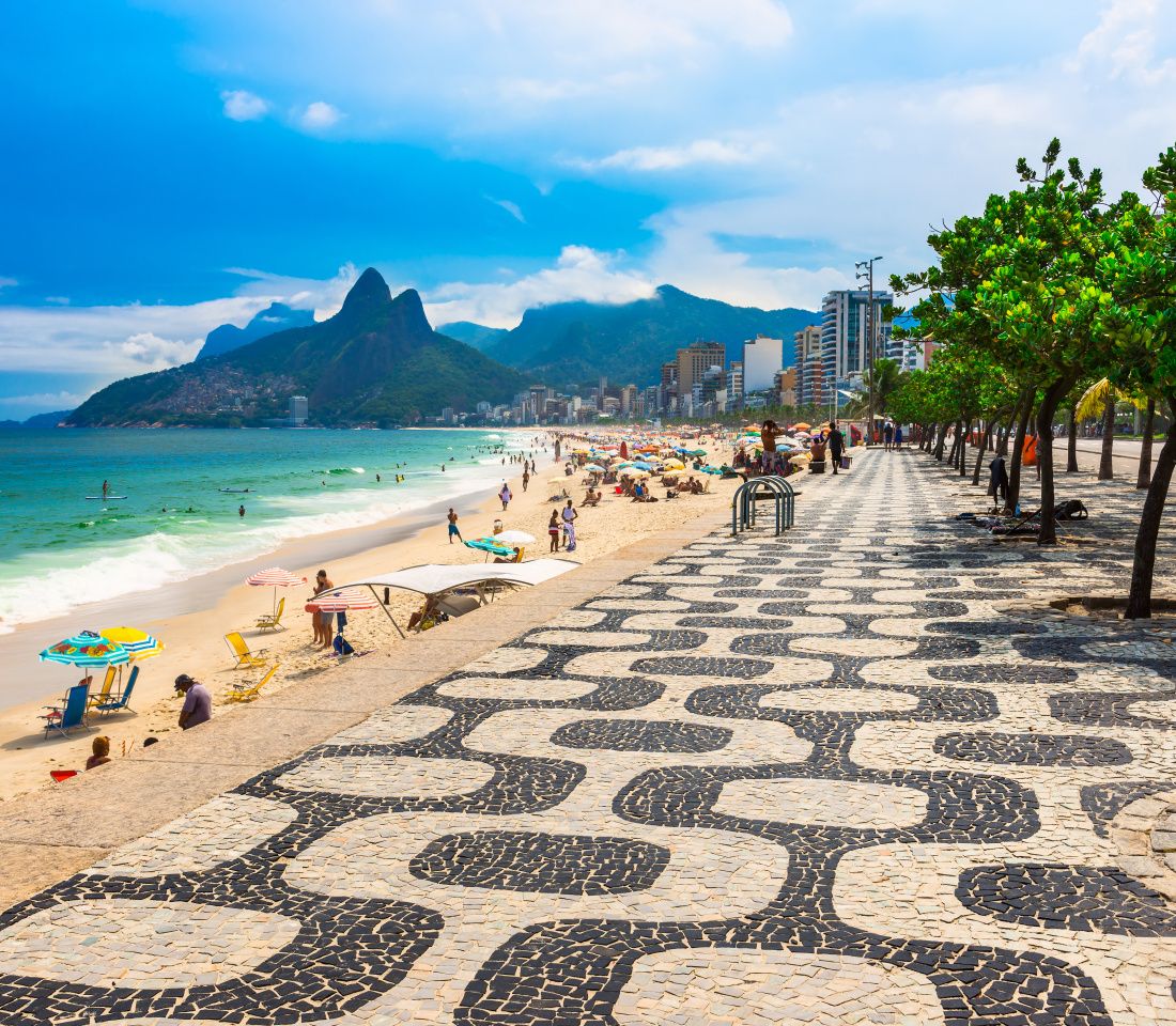 Brazil with Amazon and Waterfalls